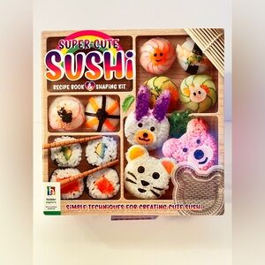 Sushi Recipe Book and Shaping Kit